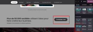 CTA Button Odoo